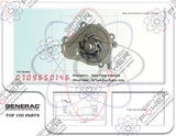 Generac G0709650146 Nissan 1.2L Water Pump & Gasket