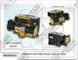 Generac 0L2910/0C2237 Complete 100A Transfer Contactor Assembly