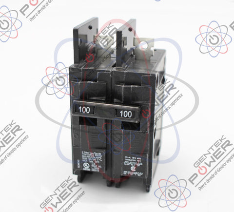 Generac 0D5544 100A 240V 2 Pole Circuit Breaker