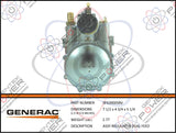 Generac 0F6390/0F63900SRV Dual Feed Fuel Regulator