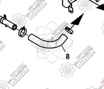 Generac 0J4545 Rear Coolant Hose 1.5L Chery