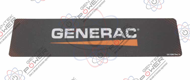 Generac 0K1098 Generac Logo Decal/Sticker For Transfer Switches ...