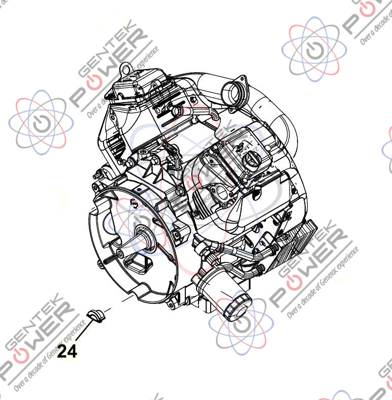 Generac 0K4360 Stator To Engine Plug (Small) – Gentek Power Generac Parts
