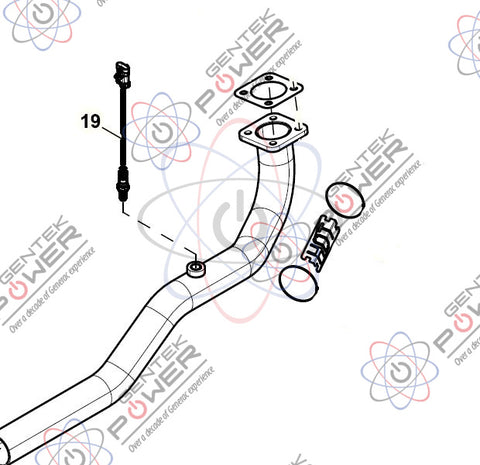 Generac 10000018077 4.5L O2 Sensor (Oxygen Sensor - HEGO)