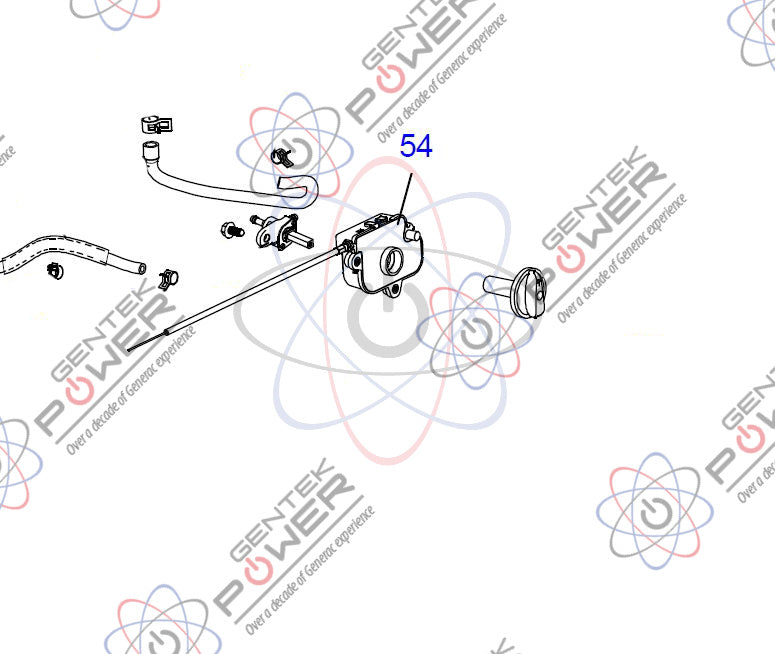 Gpi Switch Generac 10000021953 GPi Choke Switch Mechanism – Gentek Power Generac Parts
