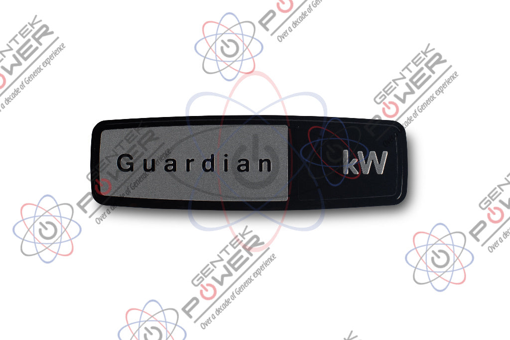 Generac A0000909111 18kW Generac Badge/Decal For Roof Assembly – Gentek ...