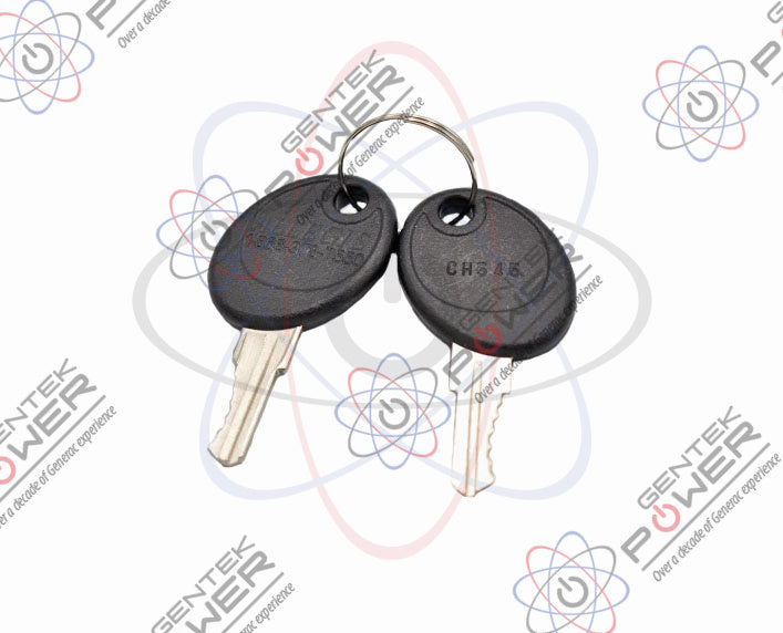 Ch545 Key Generac 060069A CH545 Door Latch Key Set – Gentek Power Generac Parts