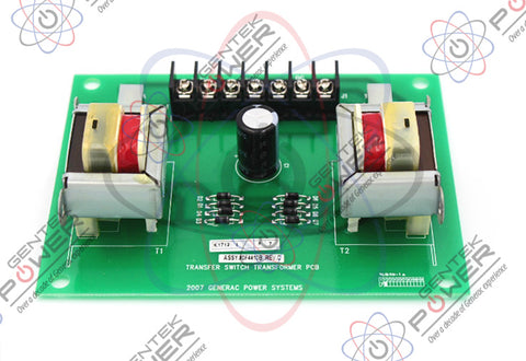 Generac 0F4410B 208V Transformer PCB For Transfer Switch
