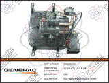 Generac 0F92550SRV Mixer Assembly w/ Stepper Motor & Choke Replaces 0G1163 For 5200 Series Air Cooled