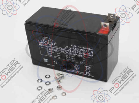 Generac 0G9449 12V 9Ah Sealed Battery For Portable Generators