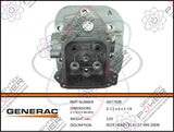 Generac 0H1760A/10000011471 Cylinder #1 Head For 990/992/999CC Engines