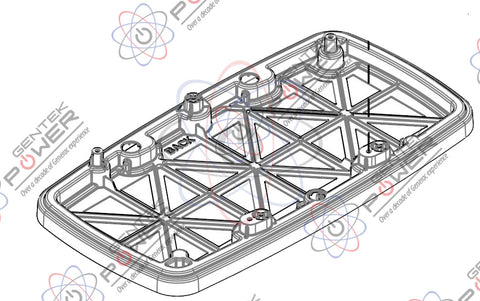 Generac A0002010027 Black Mounting Base Pad For Air Cooled