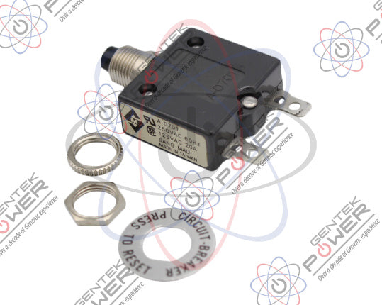 Generac 075207 20A Push Button Circuit Breaker For Portable – Gentek ...