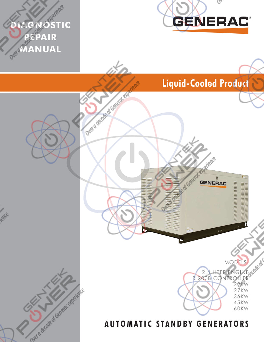 Generac R200 Controller Generac 2.4L Mitsubishi R-200B Controller Liquid Cooled Service & Repa ...
