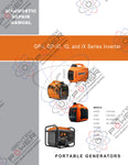 Generac iQ2000, iQ3500 iX Series, GPi Series Inverter Service & Repair Diagnostic Manual